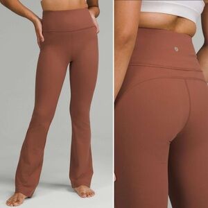 Lululemon Groove Pant High Flare Ancient Copper Athleisure Activewear Gym 10